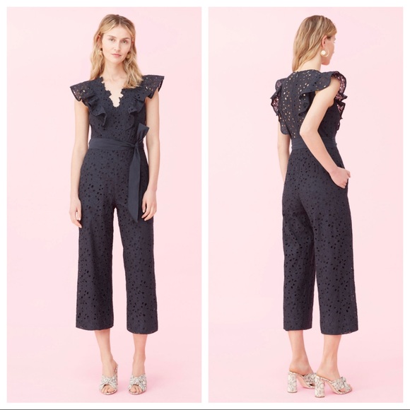 Rebecca Taylor Clover Eyelet Jumpsuit